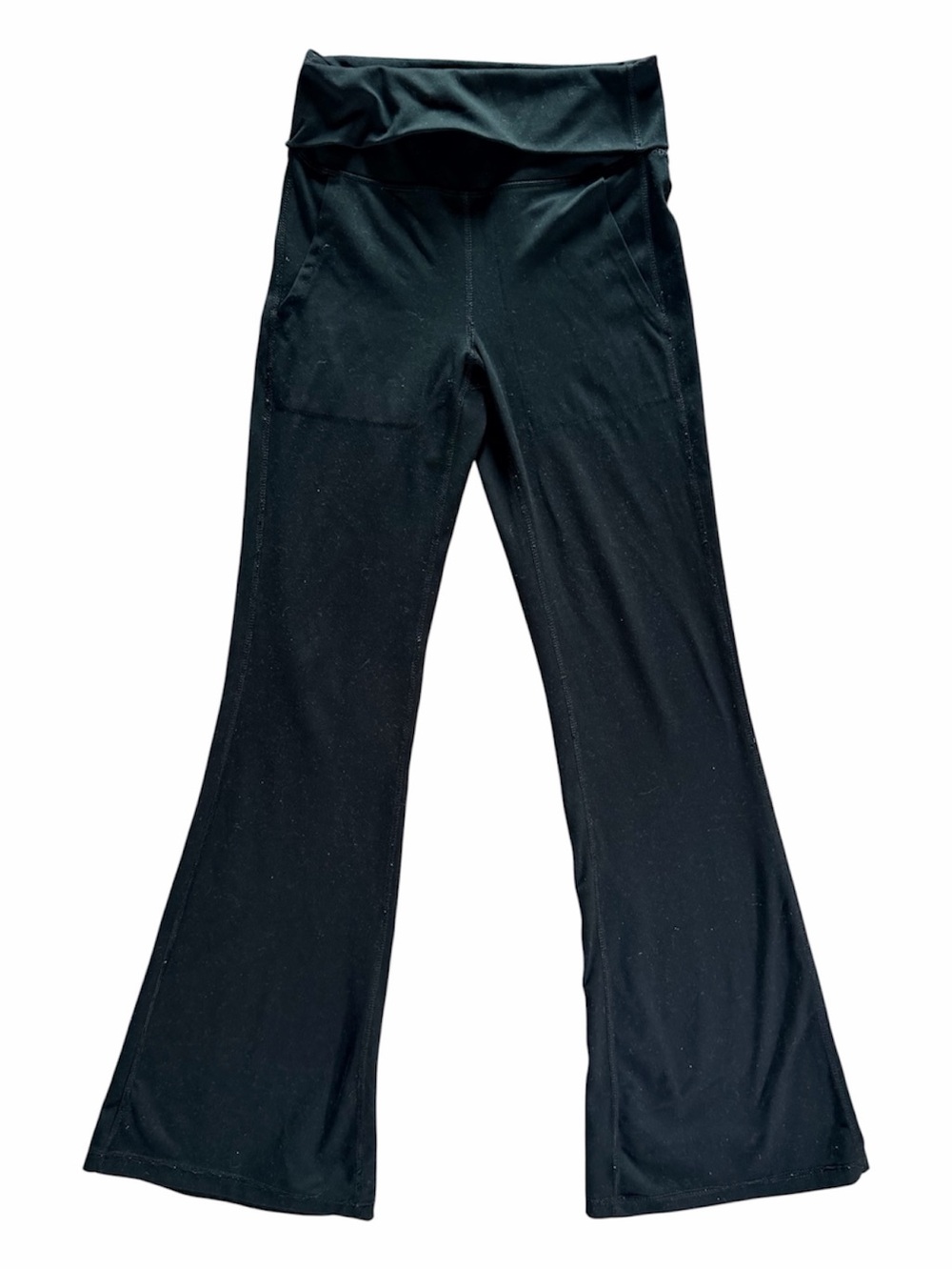 Girls 10/12 Black Flared Yoga Pants